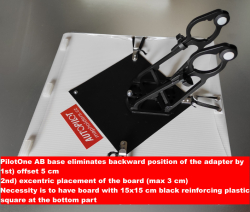 Adapter for non-circular cross-section bars