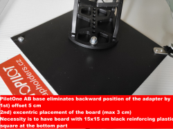 Adapter for non-circular cross-section bars